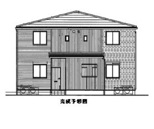 八阪町３丁目アパート外観写真