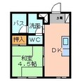 エメラルド立花パート2の間取図