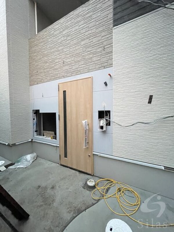 エントランス(建築中)
