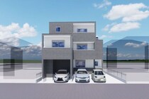 阪急宝塚線 豊中駅 3階建 新築の外観写真