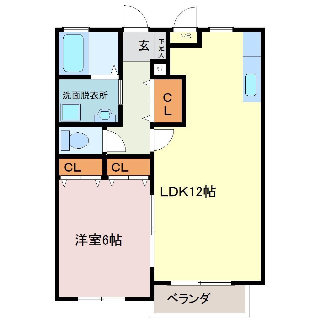 ラルジュの間取り図