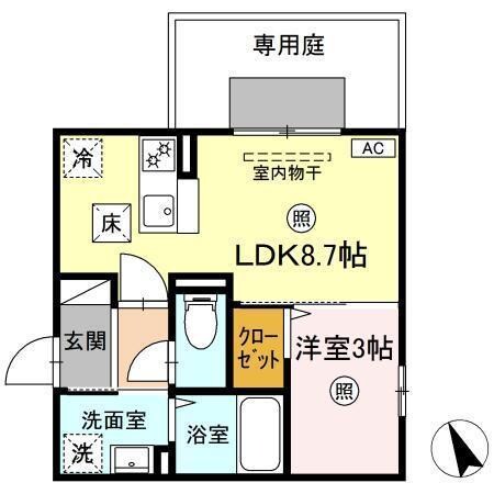 Brililia Twin Stageの間取り図