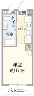 ウッドハウス西大宮の間取図