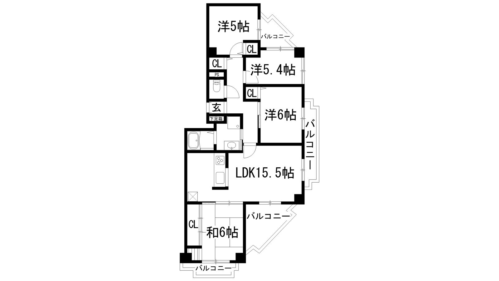 サンロイヤル池田の物件外観写真