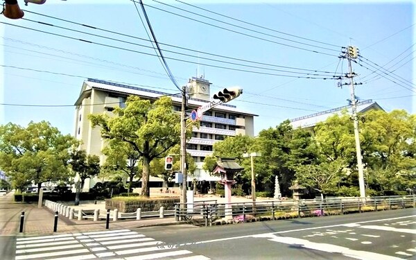 周辺環境(日田市役所 1078m)