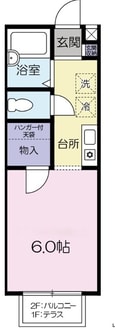 あすなろ4棟の間取図