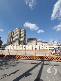 大阪メトロ長堀鶴見緑地線 京橋駅 8階建 建築中の外観写真