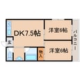 阪神本線 甲子園駅 3階建 築35年の間取図
