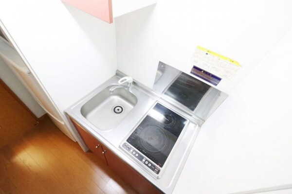 キッチン(便利な２口の電気コンロです)
