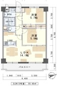 サンライズロード錦町の間取図