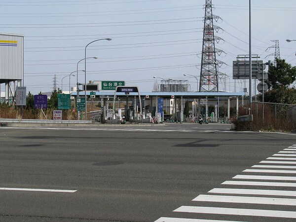 周辺環境(仙台東部道路 仙台港北IC 上り 入口（587m）)