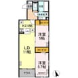 Ｄ－ＲＯＯＭ小田原8丁目Ⅱの間取図