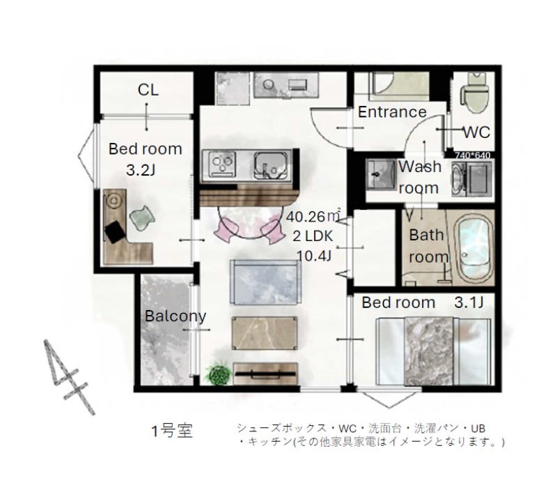 間取図