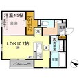 campanella江波二本松の間取図