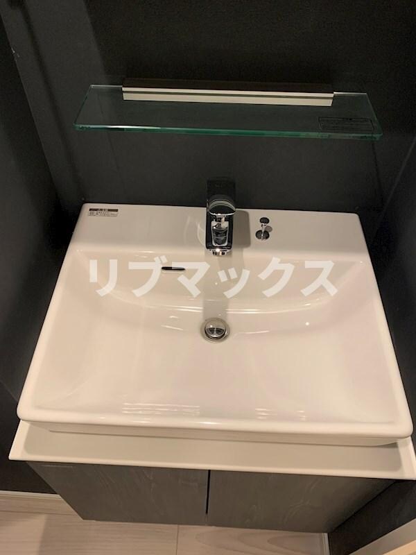洗面・脱衣所(洗濯機、掃除機等リブマックス仕様の家具家電付き)