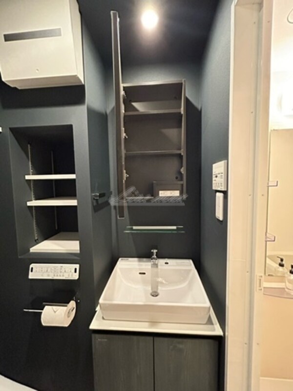 洗面・脱衣所(洗濯機、掃除機等リブマックス仕様の家具家電付き)