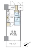 京浜東北線・根岸線 川崎駅 14階建 築6年の間取図