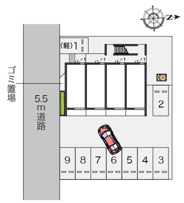 駐車場(ゴミ置き場)