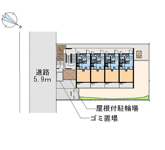 物件外観写真2　(ゴミ置き場)