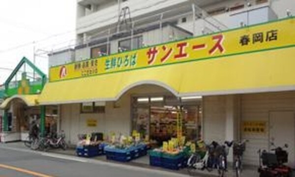 周辺環境(サンエｰス春岡店（250m）)