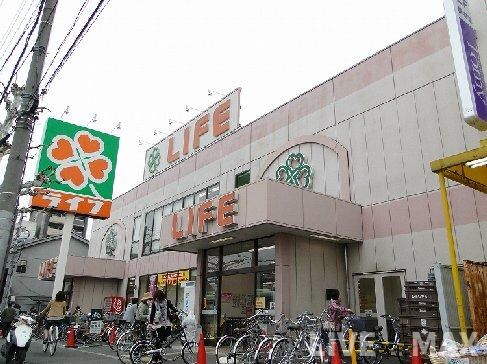 物件外観写真2　(ライフ 西七条店（27m）)