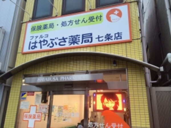 周辺環境(ファルコはやぶさ薬局七条店（177m）)