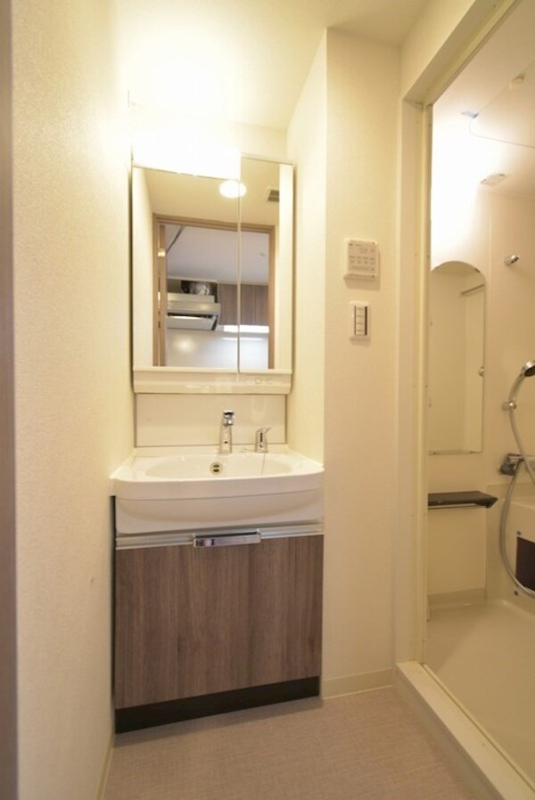独立洗面台(同施工会社の同仕様写真です。)