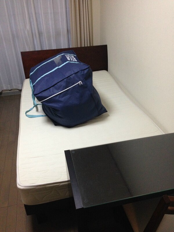 寝室(家具家電付き分譲賃貸)