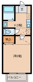 仙石線 陸前高砂駅 2階建 築22年の間取図