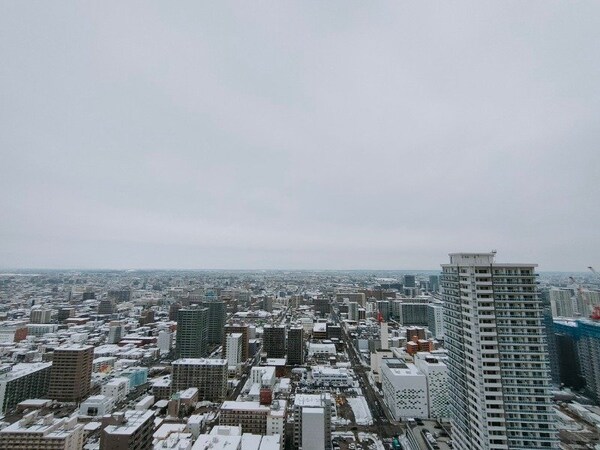 眺望(35階東向きの眺望です。日当たりの良いお部屋です！)