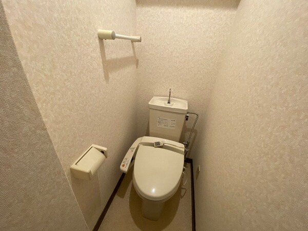 トイレ(ウォシュレット機能がついたトイレです。安心して使用できますね)