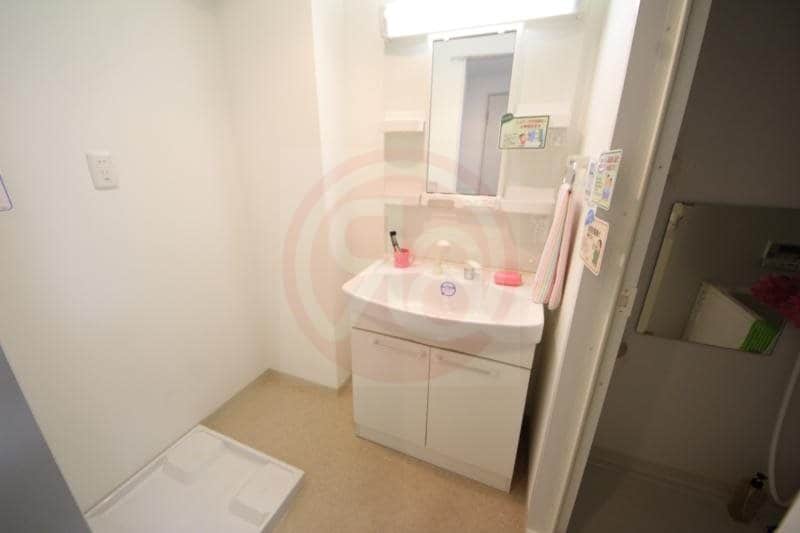 物件内観写真18　(ゆったりとスペースのある洗面所)