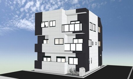 （仮称）新宿区戸山１丁目計画外観写真