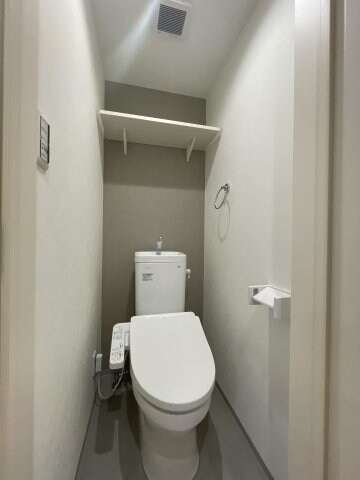 物件内観写真5　(落ち着いた色調のトイレです)