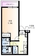 京阪本線・鴨東線 門真市駅 3階建 築4年の間取図