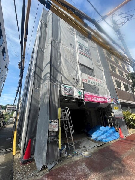仮）西公園店舗マンション新築工事外観写真