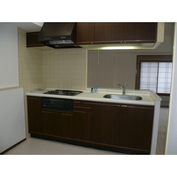 キッチン(内装は別部屋の参考写真です。)
