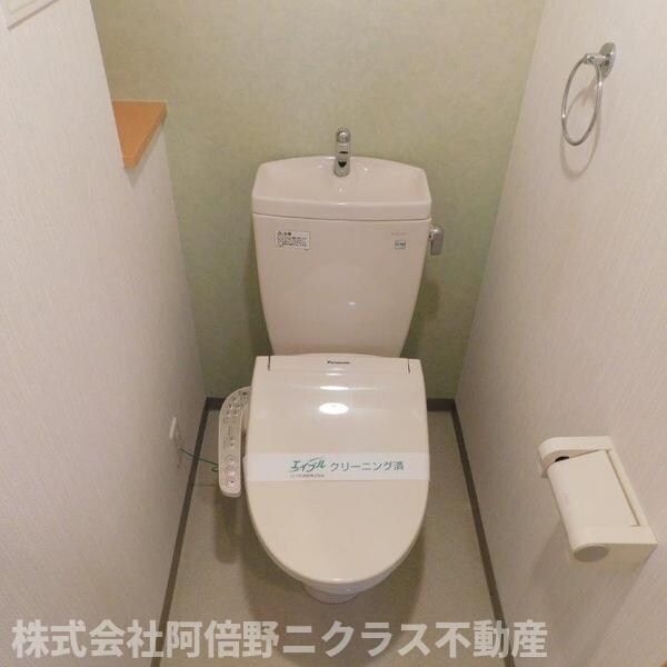 トイレ(内装は別部屋の参考写真です。)