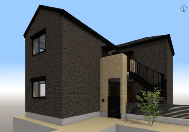 物件外観写真1　(※パース)