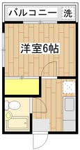 フラット田園の間取図