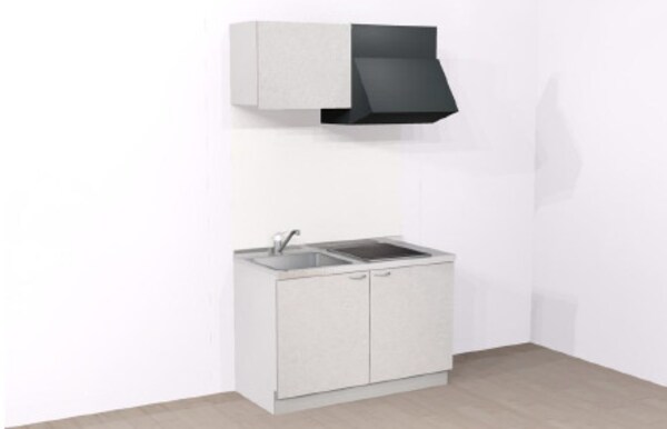 キッチン(コンパクトなキッチンで掃除もラクラク)