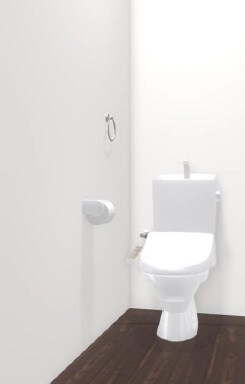 物件内観写真5　(ゆったりとした空間のトイレです)