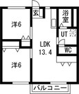 メゾン白国２号の間取図