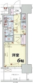 プレサンス新大阪ストリームの間取図