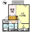 クラインガルテン　Ｂ棟の間取図