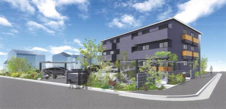 （仮称）尼崎市大庄中通1丁目賃貸住宅　新築工事
