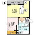 グリューネ塚口本町の間取図