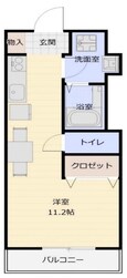 新大阪第一ダイヤモンドマンションの間取図