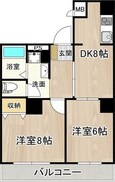 JMRレジデンス新大阪の間取図
