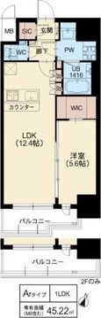 スプランディッド新大阪VIの間取図